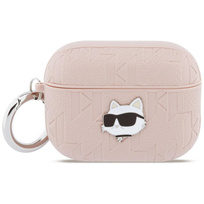 Zdjęcie do “Karl Lagerfeld Monogram Choupette Head różowy - etui AirPods Pro 3”.