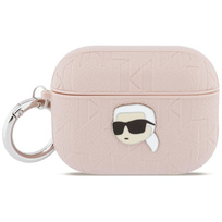 Zdjęcie do “Karl Lagerfeld Monogram Karl Head różowy - etui AirPods Pro 3”.