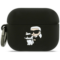 Zdjęcie do “Karl Lagerfeld Silicone Karl Chaupette Head 3D czarny - etui AirPods Pro 3”.