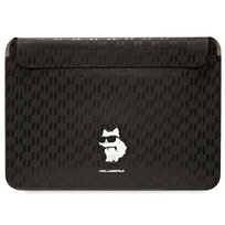 Zdjęcie do “Karl Lagerfeld laptop Sleeve Saffiano Monogram Choupette czarny - pokrowiec Macbook 14"”.