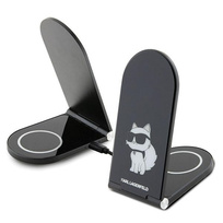 Zdjęcie do “Karl Lagerfeld Choupette 2w1 MagSafe 15W czarny - ładowarka indukcyjna”.