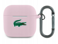 Zdjęcie do “Lacoste Silicone Croc Logo różowy - etui AirPods 4”.