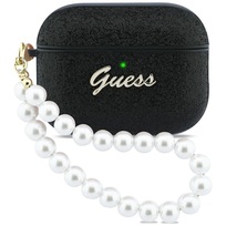 Zdjęcie do “Guess Glitter Pearl Strap czarny - etui AirPods Pro 3”.