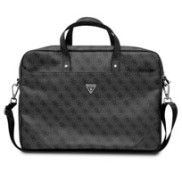 Zdjęcie do “Guess Saffiano 4G Triangle Logo czarny - torba Macbook 16"”.