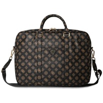 Zdjęcie do “Guess 4G Peony Front Pocket Zipper Triangle Logo czarny - torba Macbook 16"”.