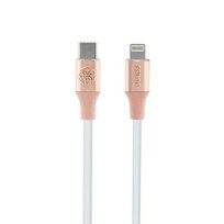 Zdjęcie do “Guess Fast Charging Ebossed Logo różowy - kabel USB-C/Lightning”.