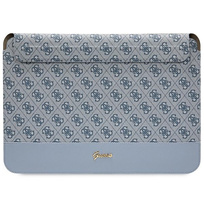 Zdjęcie do “Guess laptop Sleeve 4G Stripe Metal Logo niebieski - pokrowiec Macbook 14"”.