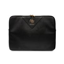 Zdjęcie do “Guess laptop Sleeve Triangle 4G czarny - pokrowiec Macbook 14"”.