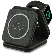 Zdjęcie do “Guess 3w1 4G MagSafe 15W czarny - ładowarka indukcyjna”.