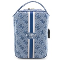Zdjęcie do “Guess 4G Printed Stripes niebieski - torebka organizer”.