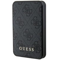 Zdjęcie do “Guess 4G Leather Metal Logo 15W 5000mAh czarny - powerbank”.