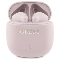Zdjęcie do “Guess TWS Printed Classic Logo różowy - słuchawki douszne”.