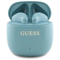 Zdjęcie do “Guess TWS Printed Classic Logo turkusowy - słuchawki douszne”.