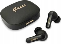 Zdjęcie do “Guess TWS Script Metal Logo czarny - słuchawki douszne”.
