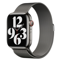 Zdjęcie do “Apple 45mm Graphite Milanese Loop - Produkt otwarty”.