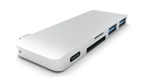 Satechi hub USB-C/2xUSB 3.0/czytnik kart SD/Power Delivery (srebrny)