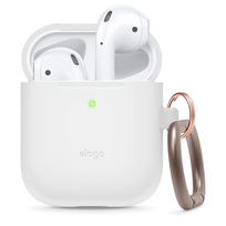 Elago AirPods Hang Case etui z karabińczykiem do AirPods (białe)