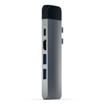 Satechi hub USB-C/2xUSB 3.0/HDMI/microSD/Ethernet/Power Delivery (gwiezdna szarość)