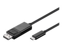 MicroConnect kabel USB-C/DisplayPort v1.2 1m (czarny)