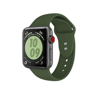 Crong Liquid pasek Apple Watch 42/44/45 mm (zielony)