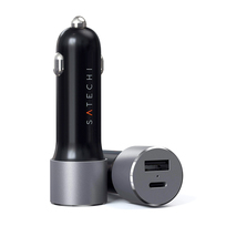 Satechi ładowarka samochodowa USB-C/USB-A 72W (czarny)