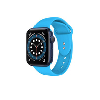 Crong Liquid pasek Apple Watch 42/44/45 mm (niebieski)