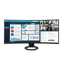 EIZO EV3895 ultraszeroki monitor z zakrzywionym ekranem USB-C i kartą sieciową (czarny)