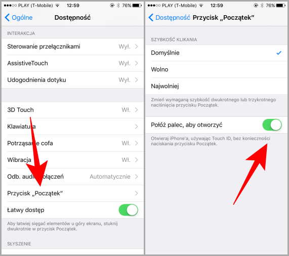 Zdjęcie do “Jak odblokować iPhone’a bez naciskania przycisku Home w iOS 10?”.