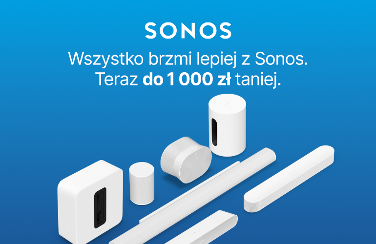 Zdjęcie do “Dźwięk Sonos zawsze z Tobą”.