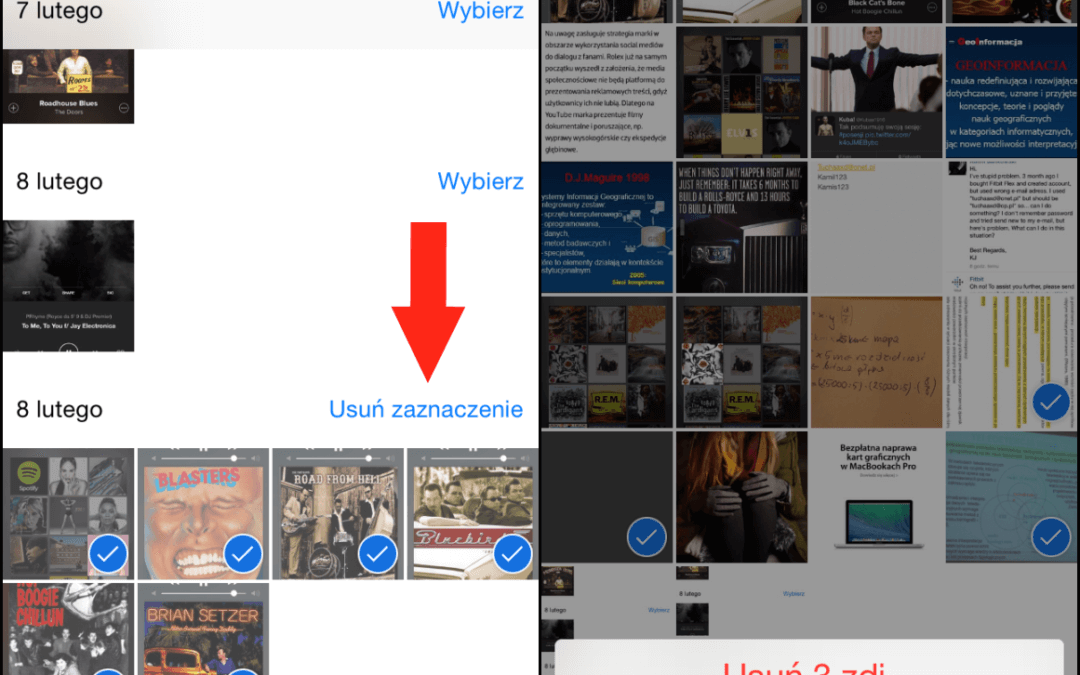 Zdjęcie do “Usuwanie wielu zdjęć jednym kliknięciem.”.